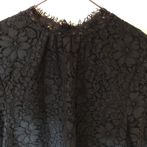 Joie Lace Mock-Neck Top - Picture 10 of 12